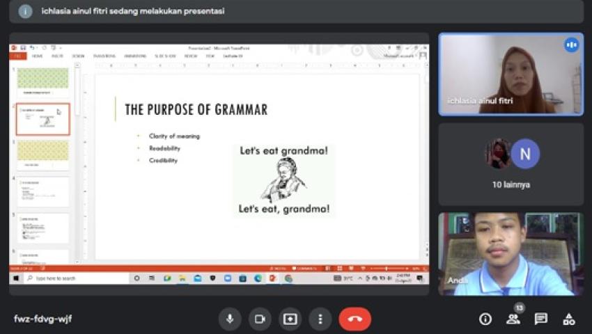 English Club PS THP UMBY: Wadah bagi Mahasiswa untuk Mengasah Kemampuan Diri